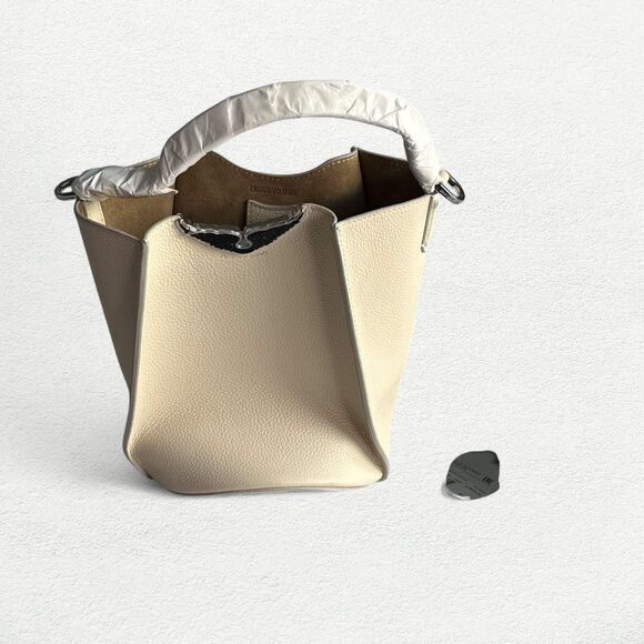 Zadig & Voltaire Borderline Bucket Bag in Flash Off White - Picture 6 of 6